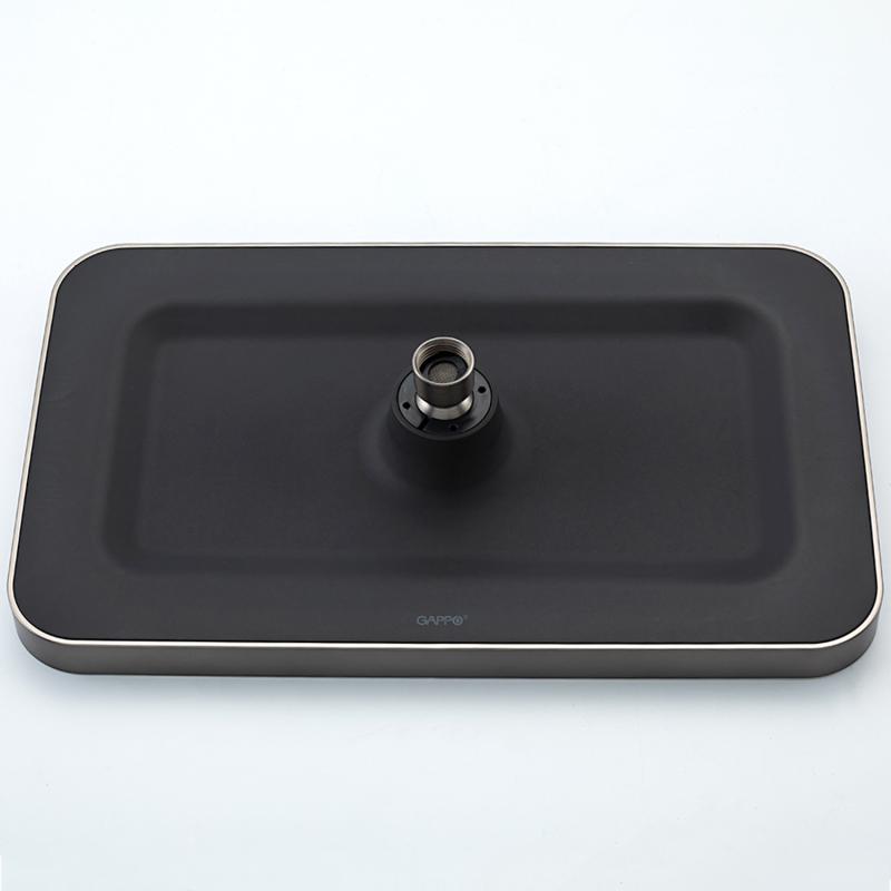 Душевая система Gappo G2496-19, оружейная сталь — изображение 14