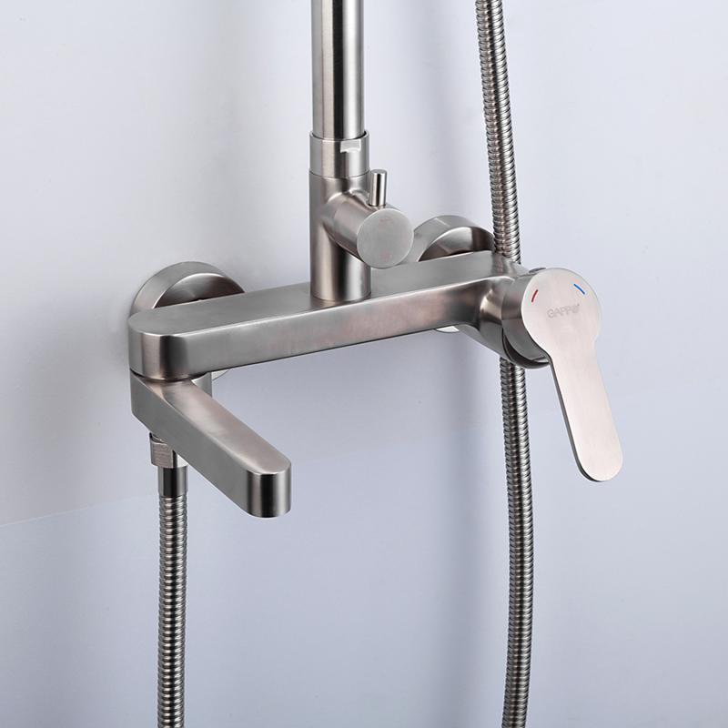 Душевая система Gappo G2499-30, сатин — изображение 8