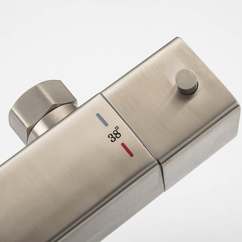 Душевая система с термостатическим смесителем Gappo G2499-40, сатин — изображение 4