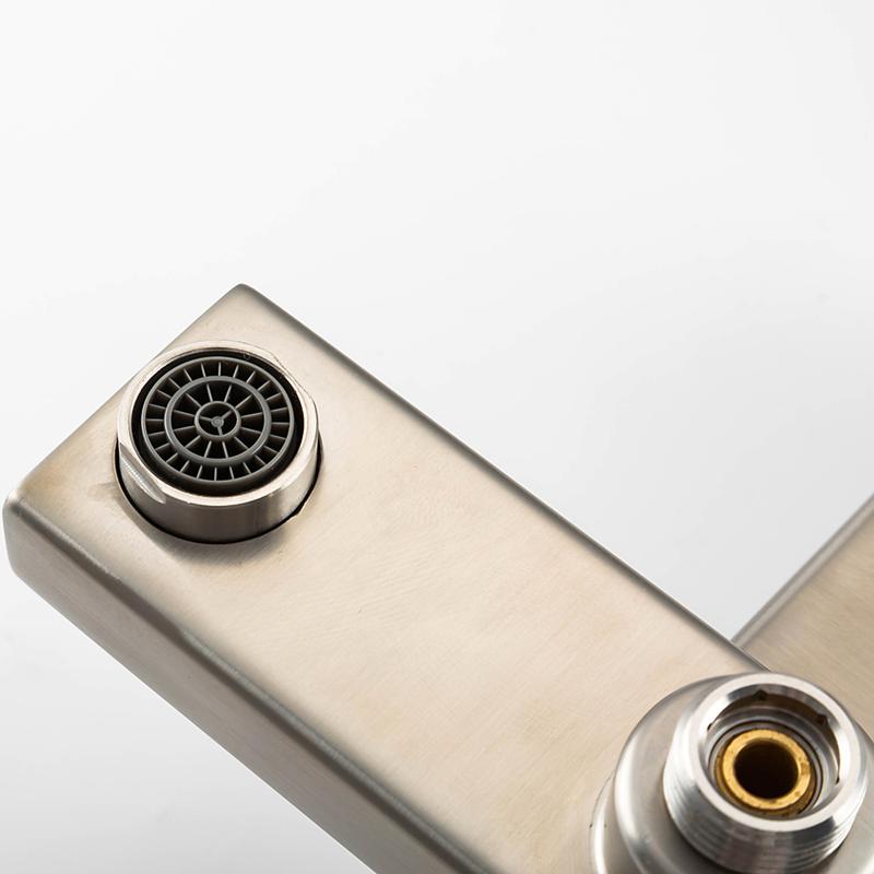 Душевая система с термостатическим смесителем Gappo G2499-40, сатин — изображение 5