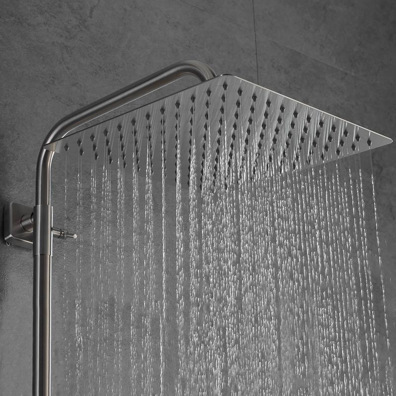 Душевая система с термостатическим смесителем Gappo G2499-40, сатин — изображение 11