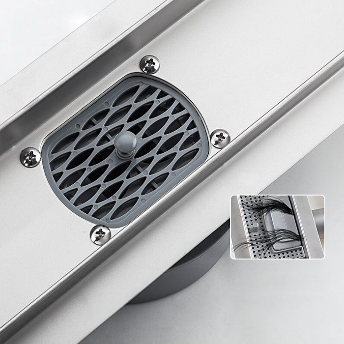 Трап для душа Gappo G87007-4 линейный, "под плитку", 69,5 см — изображение 8