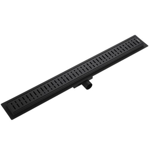 Трап для душа Gappo G88007-36 линейный, "решётка", 84 см, чёрный