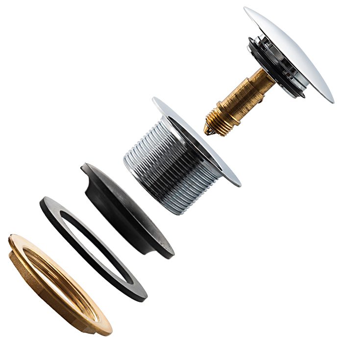 Донный клапан для ванны Frap F63 — изображение 4