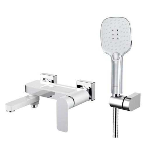 Смеситель для ванны Gappo G3248, белый/хром