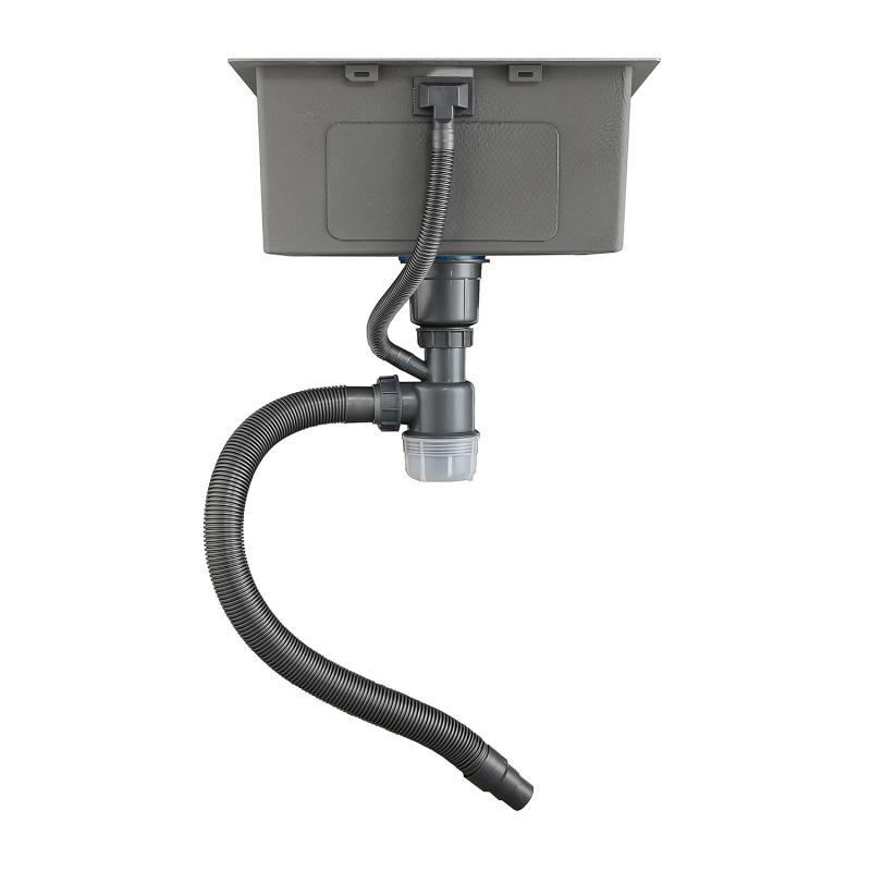 Кухонная мойка с коландером Gappo GS5050-3, золотой сатин — изображение 12