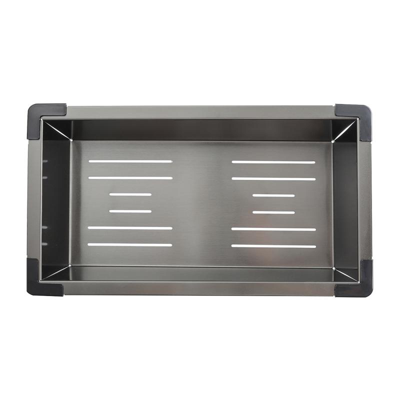 Кухонная мойка с коландером Gappo GS8350-6, графит — изображение 6