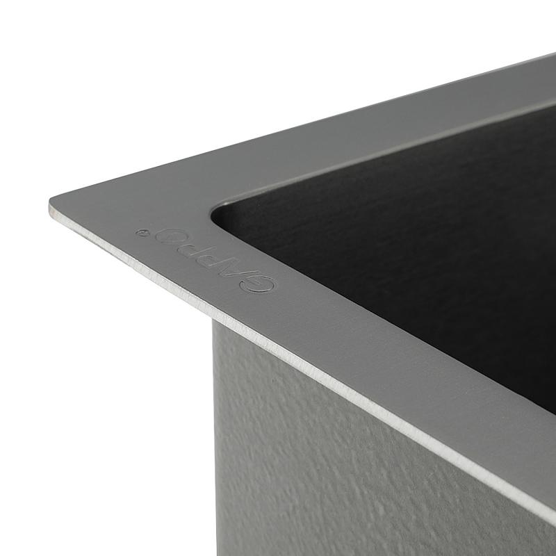 Кухонная мойка с коландером Gappo GS8350-6, графит — изображение 8
