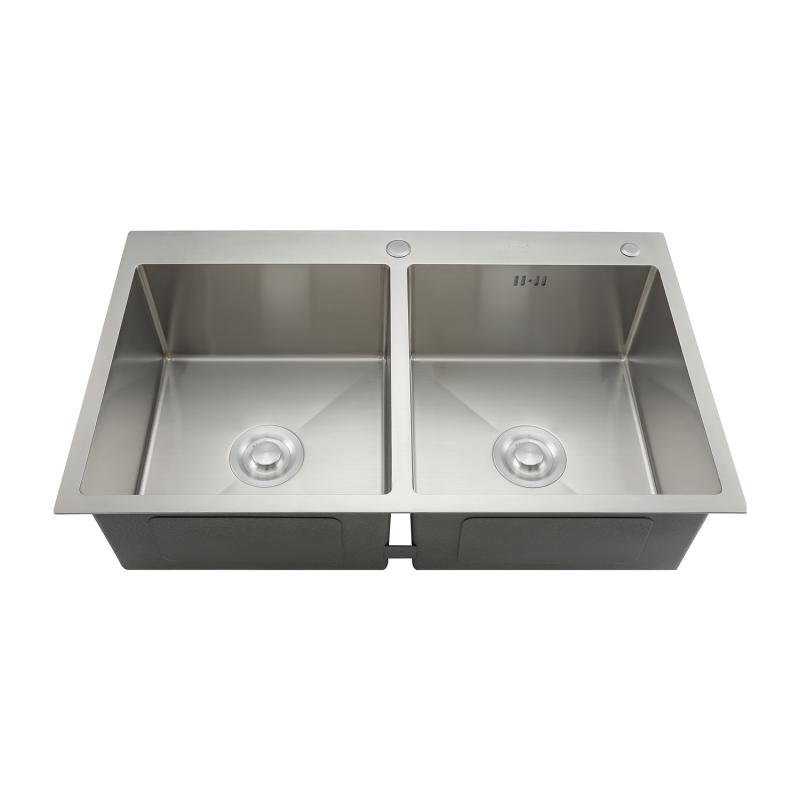 Кухонная мойка с коландером Gappo GS8350, сатин — изображение 4