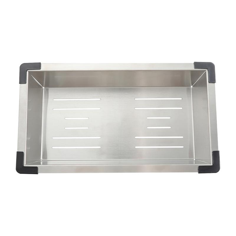 Кухонная мойка с коландером Gappo GS8350, сатин — изображение 6