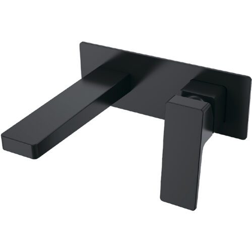 Смеситель скрытого монтажа для умывальника Faop A1009-36, чёрный