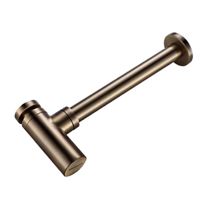 Сифон для умывальника бутылочный Frap F82-4, бронза — изображение 3