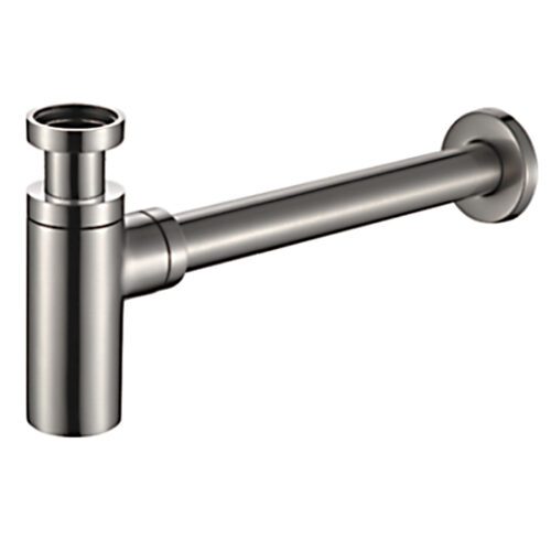 Сифон для умывальника бутылочный Frap F82-5, сатин