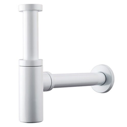 Сифон для умывальника бутылочный Frap F82-6, белый