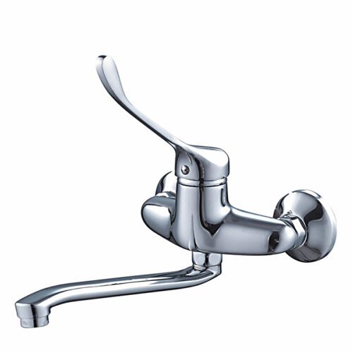 Настенный смеситель для кухни локтевой Frap F4654