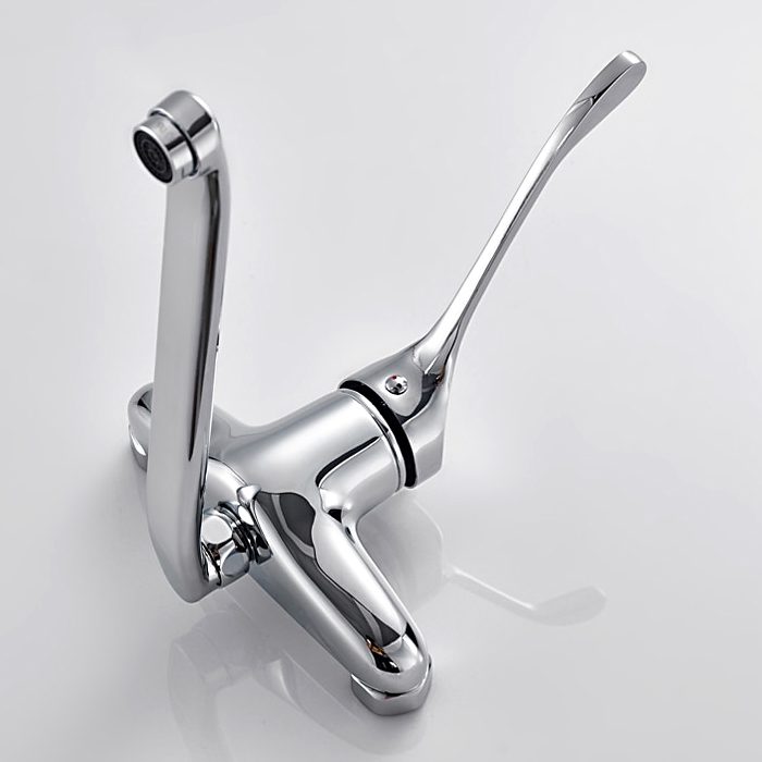 Настенный смеситель для кухни локтевой Frap F4654 — изображение 4