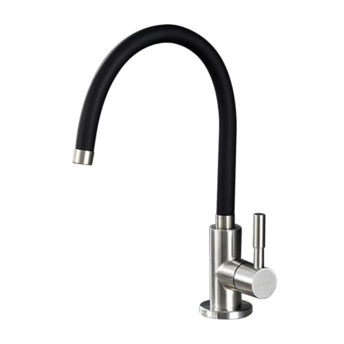 Кран для питьевой воды с гибким изливом Gappo G1052-95, сатин