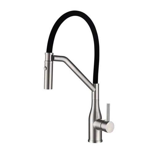 Смеситель для кухни с гибким изливом Gappo G4098-15, сатин