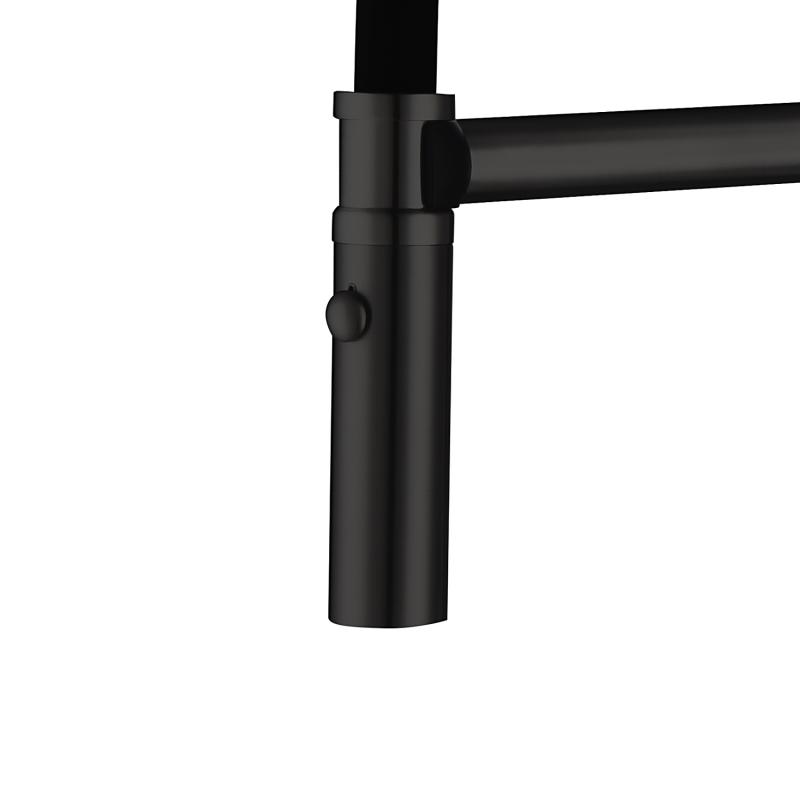 Смеситель для кухни с гибким изливом Gappo G4098-26, чёрный — изображение 2