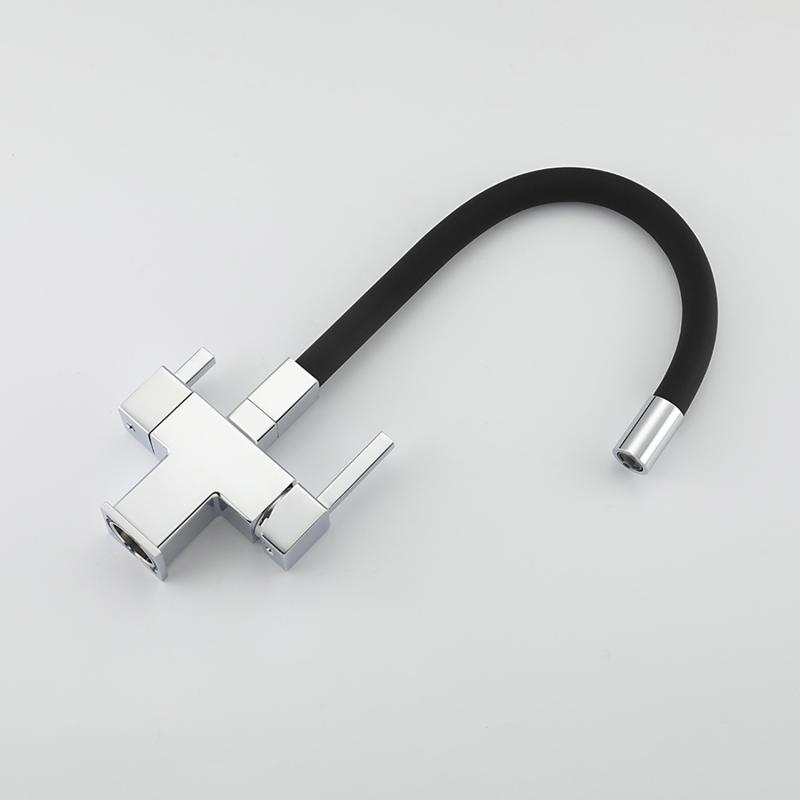 Смеситель для кухни под фильтр с гибким изливом Gappo G4395-30 — изображение 3