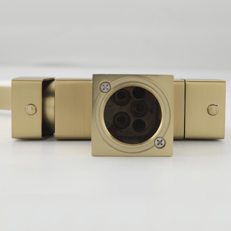 Смеситель для кухни под фильтр с гибким изливом Gappo G4395-33, золотой сатин — изображение 8