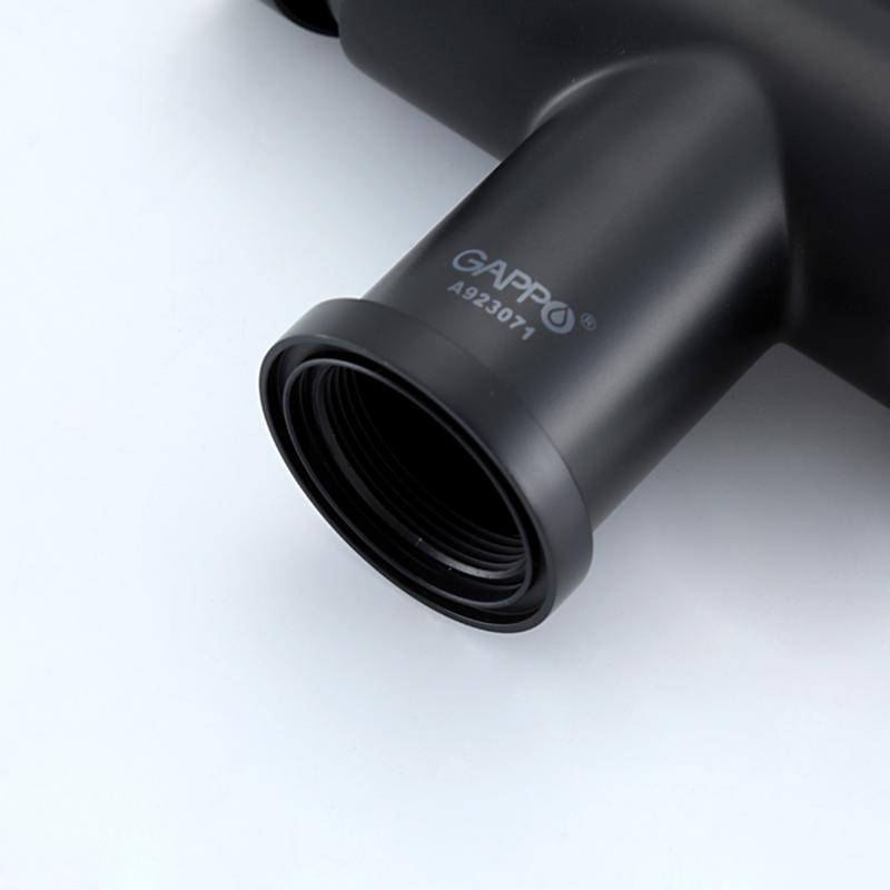 Смеситель для кухни под фильтр с гибким изливом Gappo G4397-86, чёрный — изображение 12