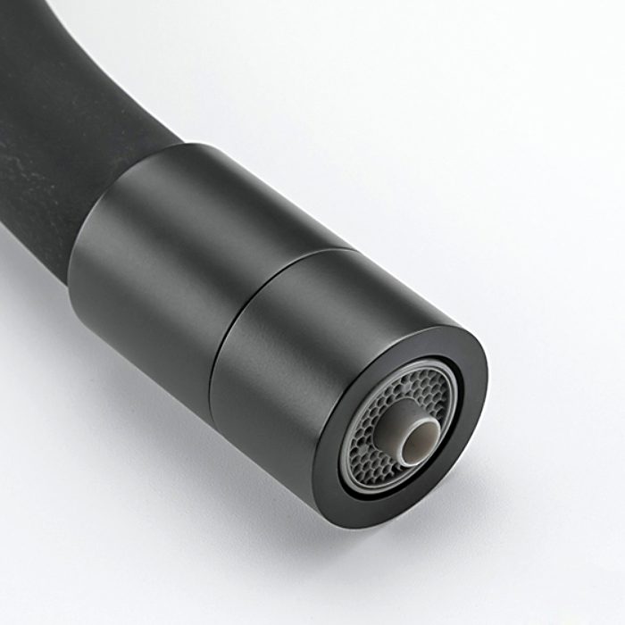 Смеситель для кухни под фильтр с гибким изливом Gappo G4398-36, чёрный — изображение 3