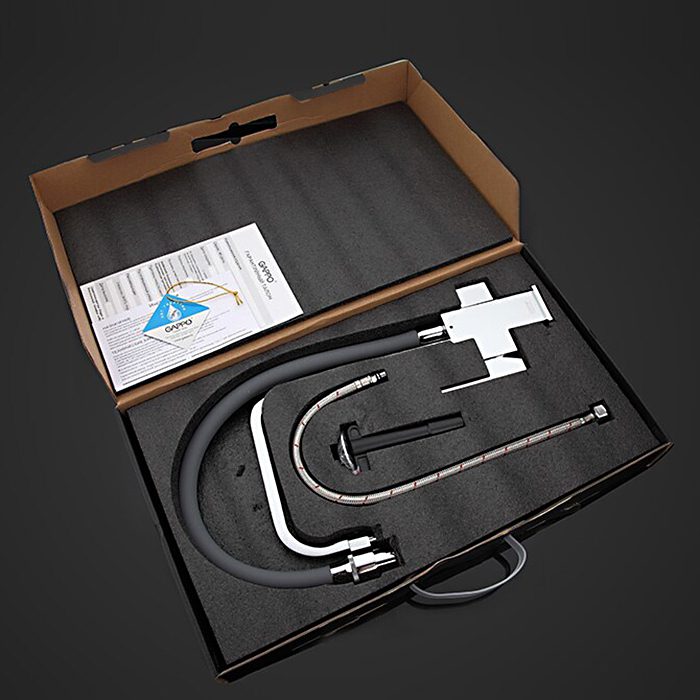 Смеситель для кухни с гибким изливом Gappo G4398-4 — изображение 11