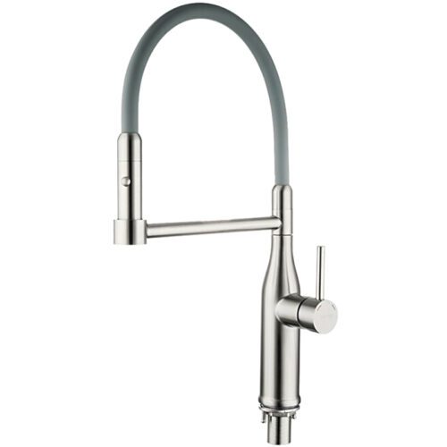 Смеситель для кухни с гибким изливом Gappo G4398-55, сатин