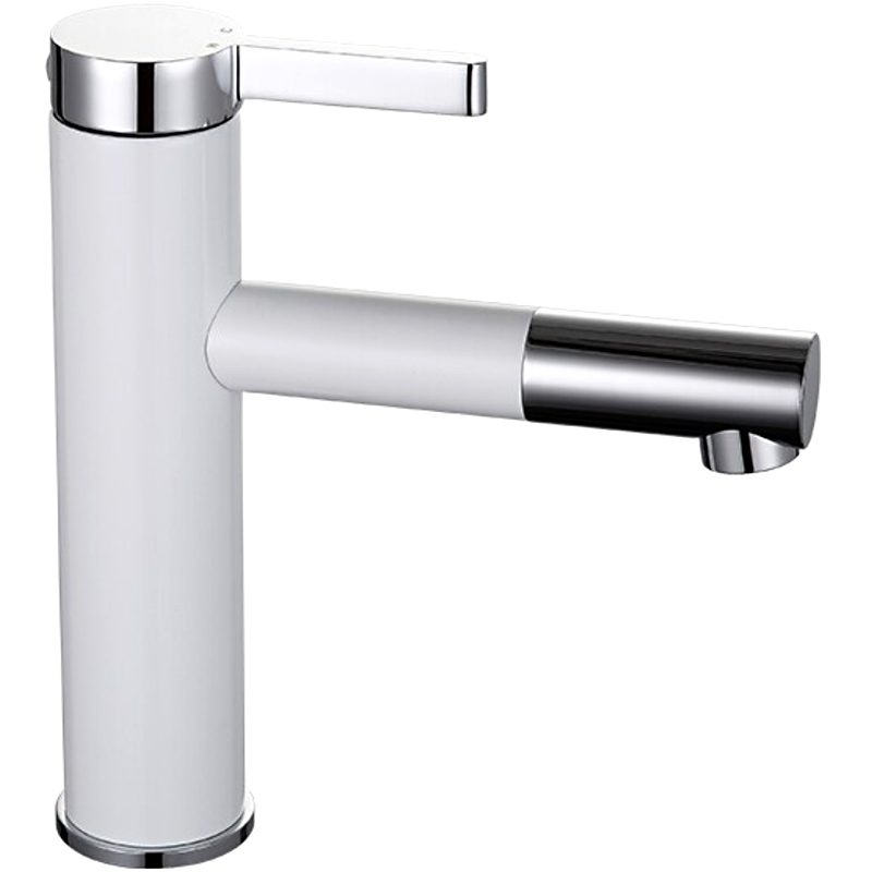 Смеситель для умывальника Frap F1052-14, белый/хром