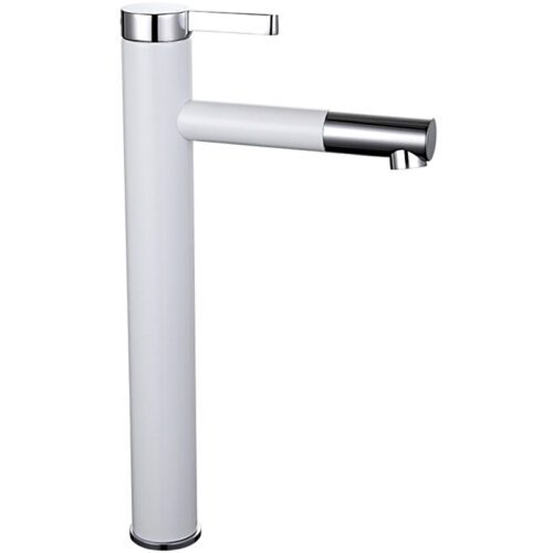 Смеситель для умывальника Frap F1052-15, белый/хром