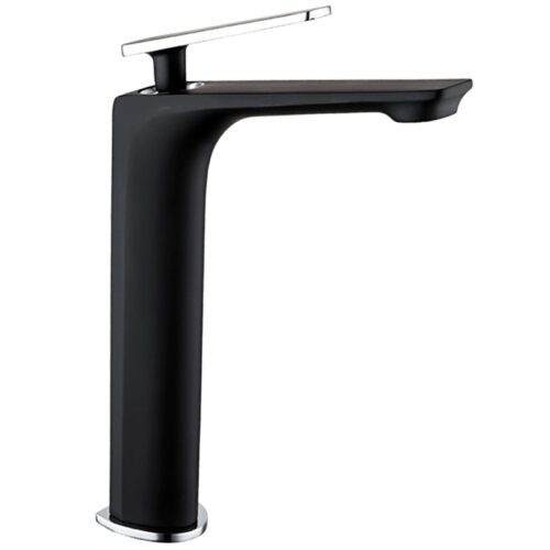 Смеситель для умывальника Frap F1057-2, чёрный/хром