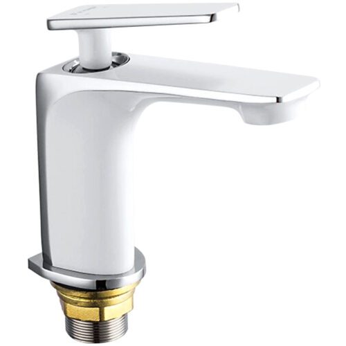 Смеситель для умывальника Frap F1058, белый/хром