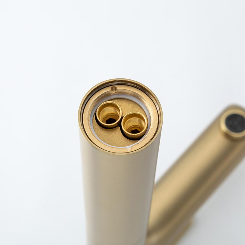 Смеситель для умывальника Gappo G1048-32, золотой сатин — изображение 10