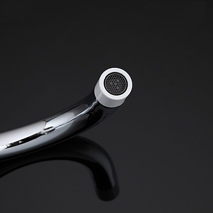 Смеситель для умывальника Gappo G1049, белый/хром — изображение 7