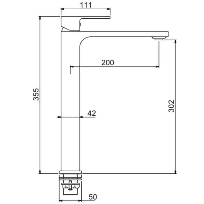 Смеситель для умывальника Gappo G1083-82, белый/хром — изображение 2