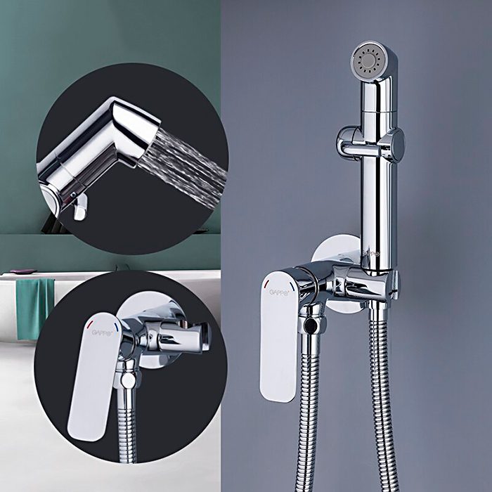 Смеситель скрытого монтажа для гигиенического душа Gappo G7248-1 — изображение 12