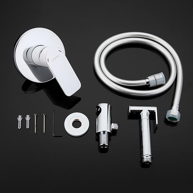 Смеситель скрытого монтажа для гигиенического душа Gappo G7248 — изображение 11