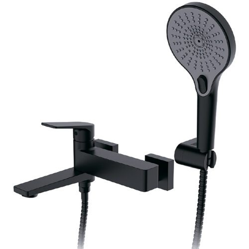 Смеситель для ванны Faop A3208-6, чёрный