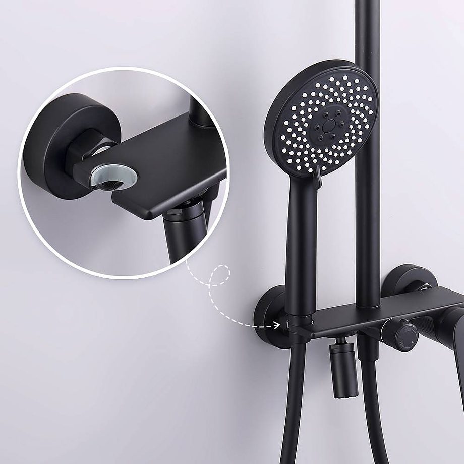 Душевая система Splenka S53.24.06, чёрный — изображение 7