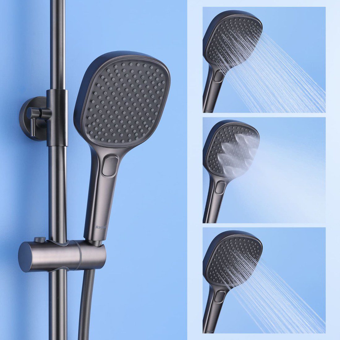 Душевая система Raglo R30.24.09, графит — изображение 9