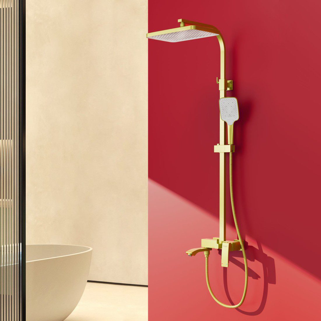 Душевая система Raglo R01.24.03, золотой сатин — изображение 7