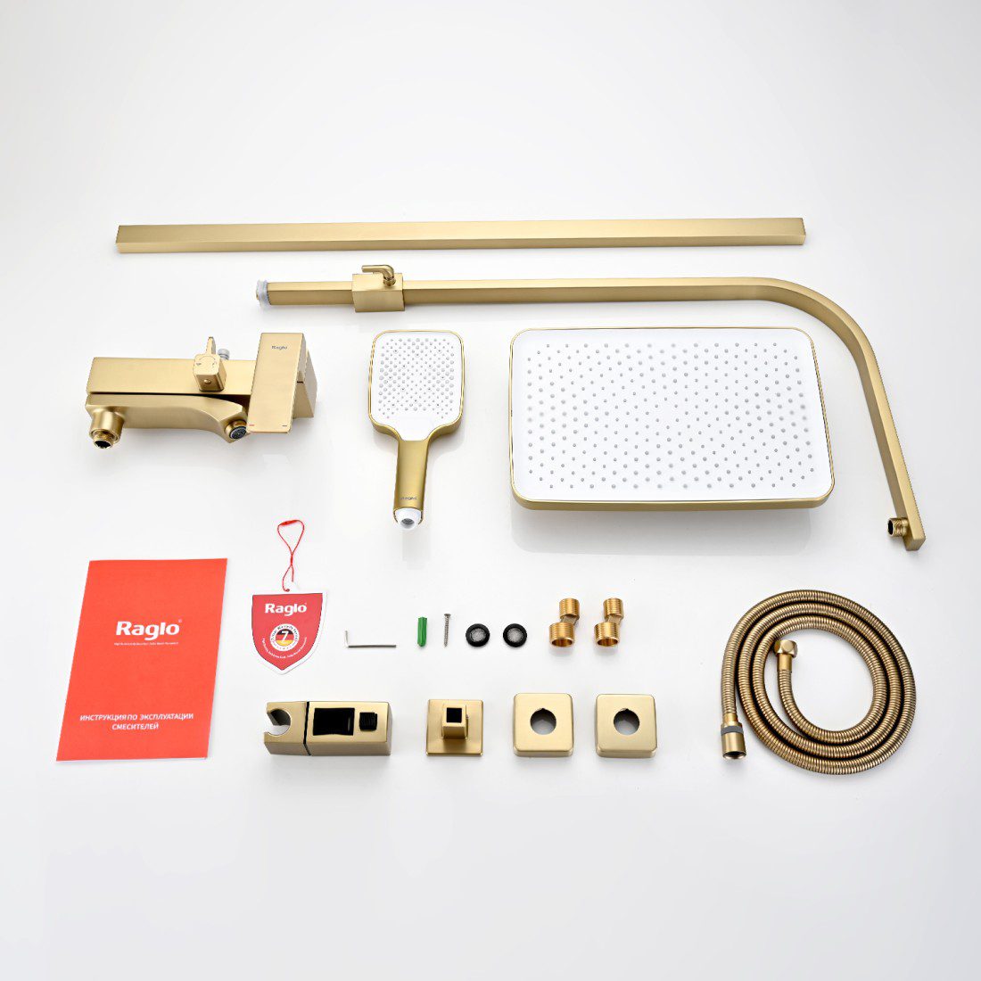 Душевая система Raglo R01.24.03, золотой сатин — изображение 6