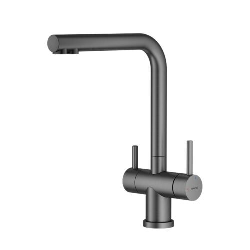 Смеситель для кухни под фильтр Splenka S70.61.09, графит