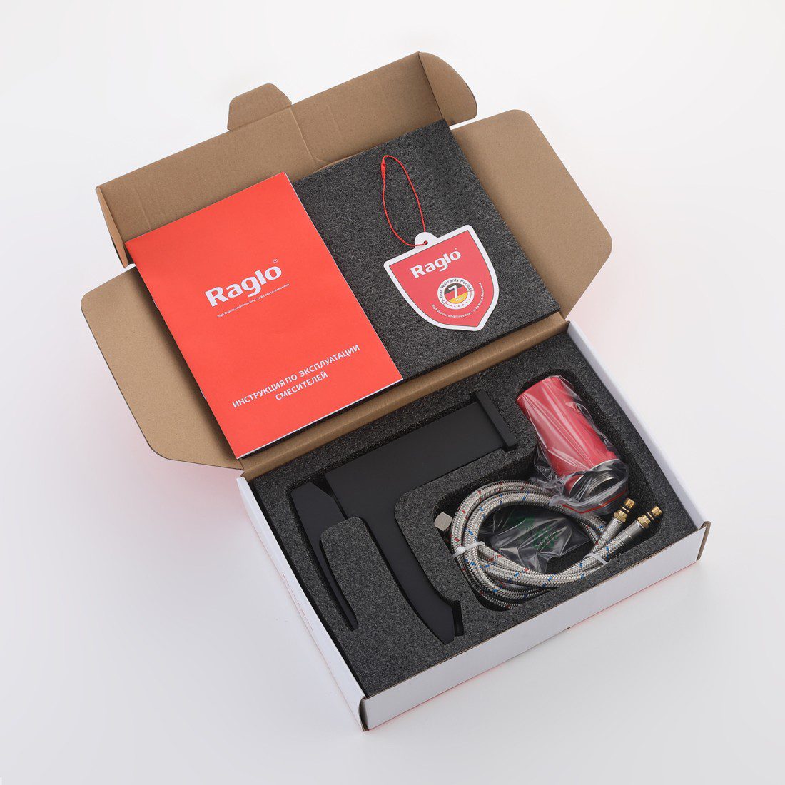 Смеситель для умывальника Raglo R01.10.06, чёрный — изображение 4