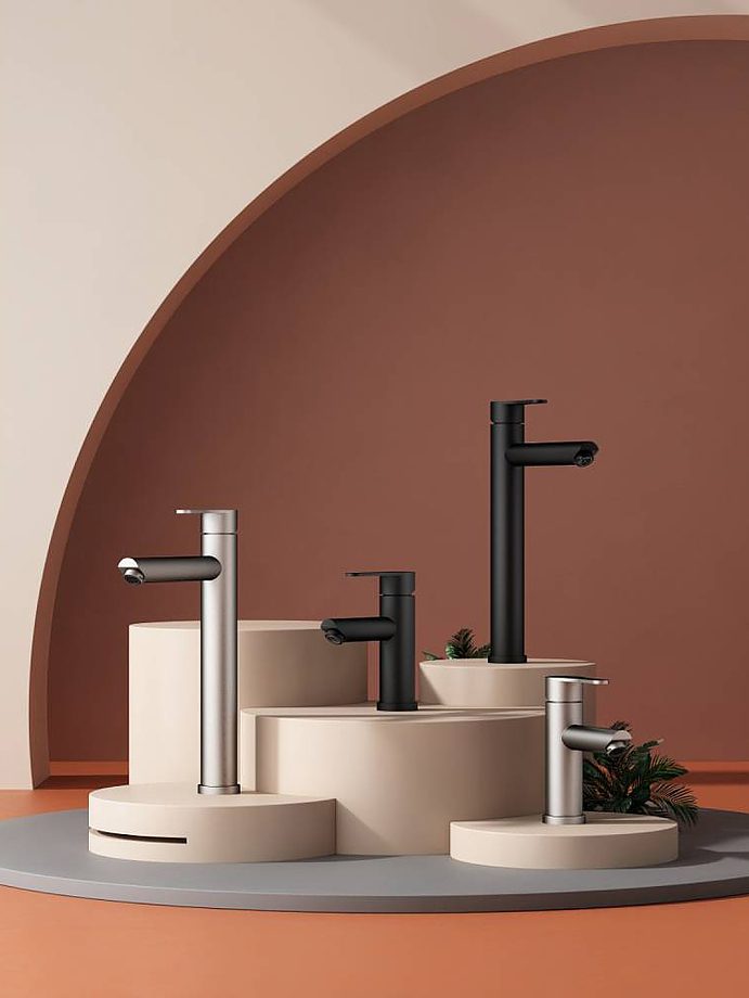 Смеситель для умывальника Splenka S223.10.06, чёрный — изображение 3