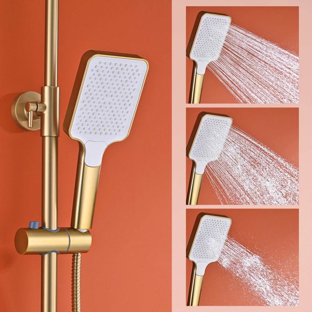 Душевая система Splenka S01.24.03, золотой сатин — изображение 6