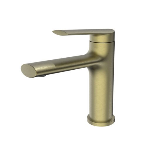 Смеситель для умывальника Splenka S50.10.03, золотой сатин