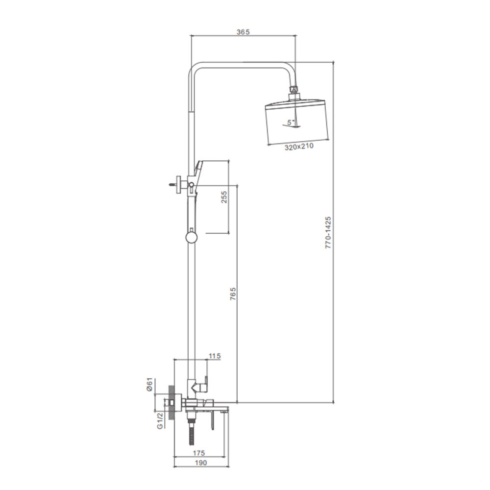 Душевая система Splenka S06.24 — изображение 2