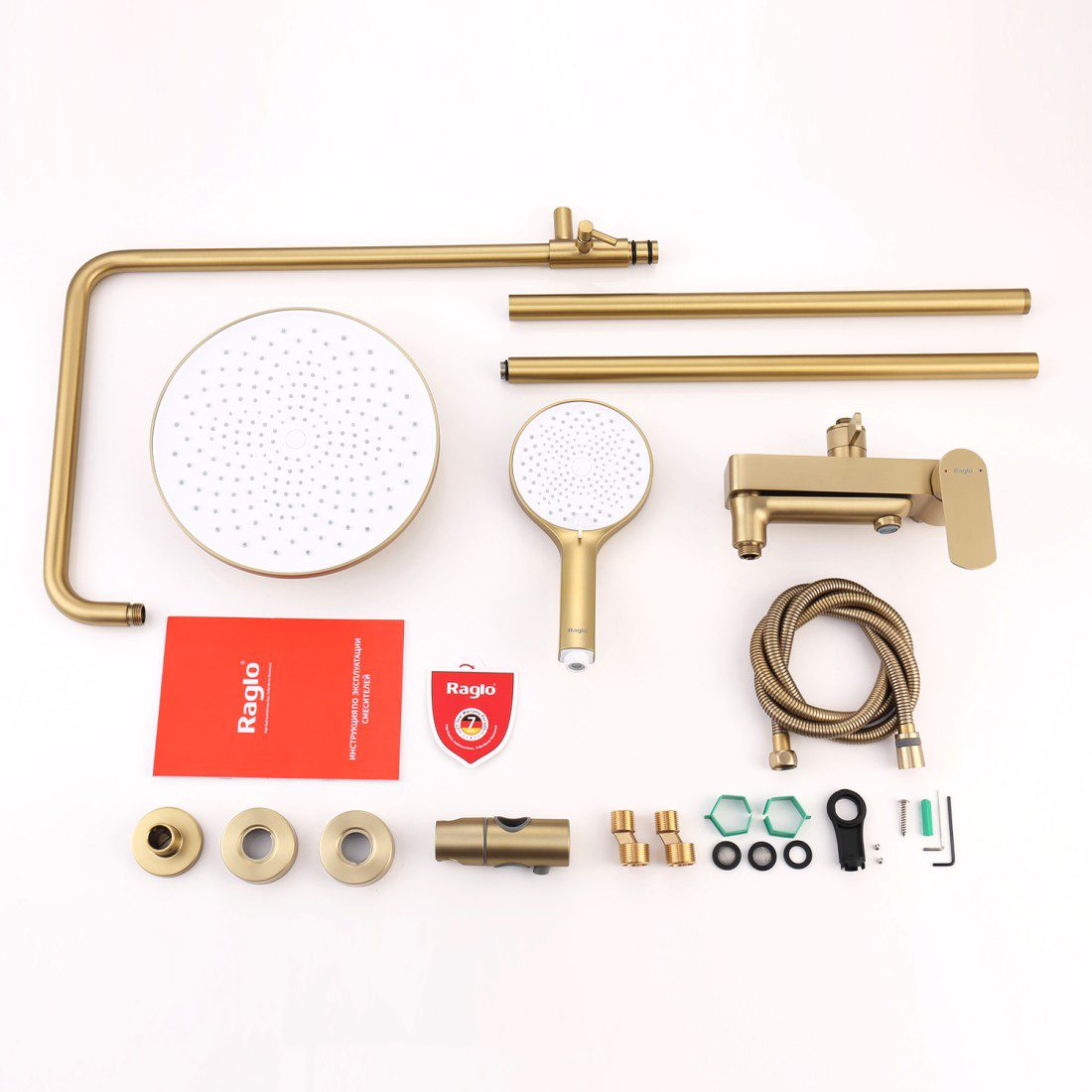 Душевая система Raglo R03.24.03, золотой сатин — изображение 4